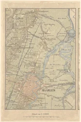 Carte de Haarlem et ses environs